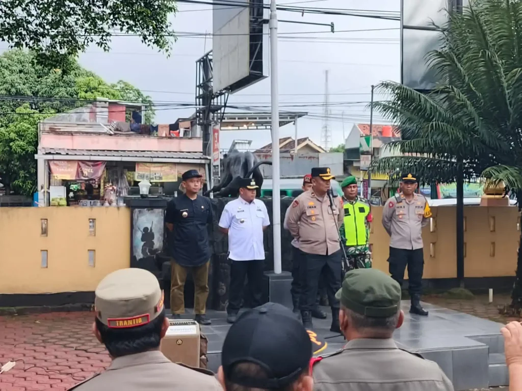 Polsek Pagaden Giat Apel Gabungan Pengamanan Tahun Baru 2026